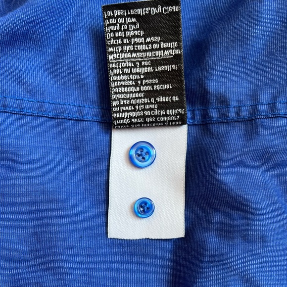 Blue le Chateau Button up Shirt - Picture 9 of 9
